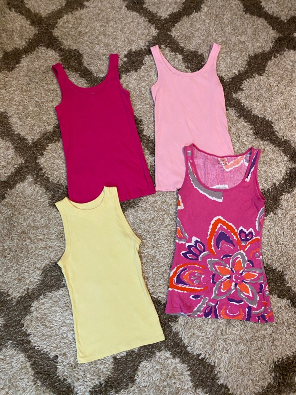 4PC ribbed tanks